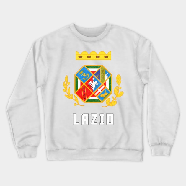 Lazio / Vintage-Look Coat Of Arms Design Crewneck Sweatshirt by DankFutura